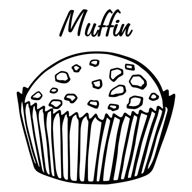 不同口味的纸杯蛋糕图片下载