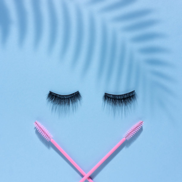 美丽的睫毛。图片下载