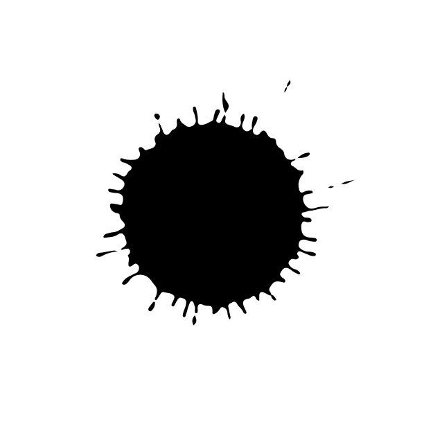 黑色滴孤立在白色背景垃圾图片下载