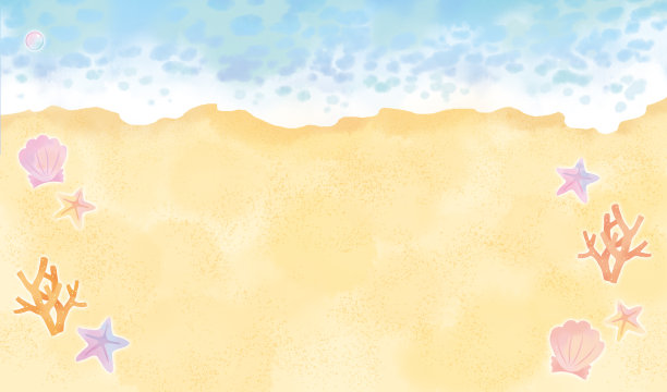 图像插图的海洋主题和拍打海浪在海洋图片下载