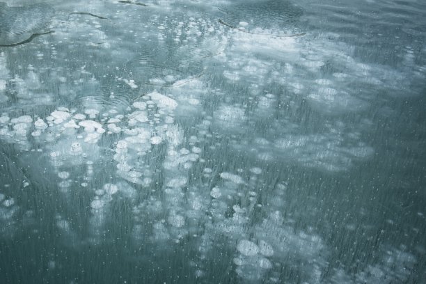 冷冻甲烷气泡图片下载