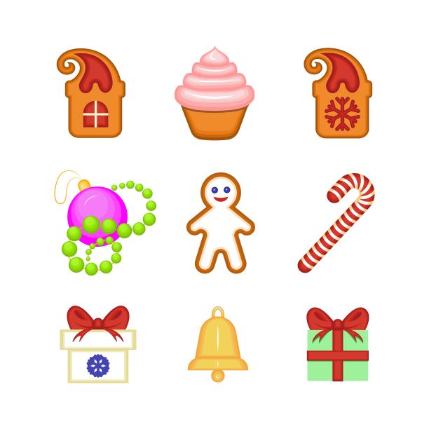 新年和圣诞节，2021年。图片下载