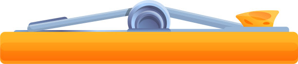 奶酪动物陷阱图标卡通风格图片下载