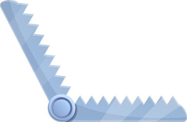 警告陷阱图标卡通风格图片下载