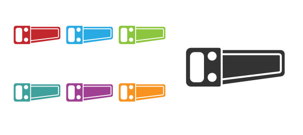 黑色手锯图标孤立的白色背景图片下载