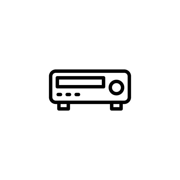 DVD播放器图标矢量图标志图片下载