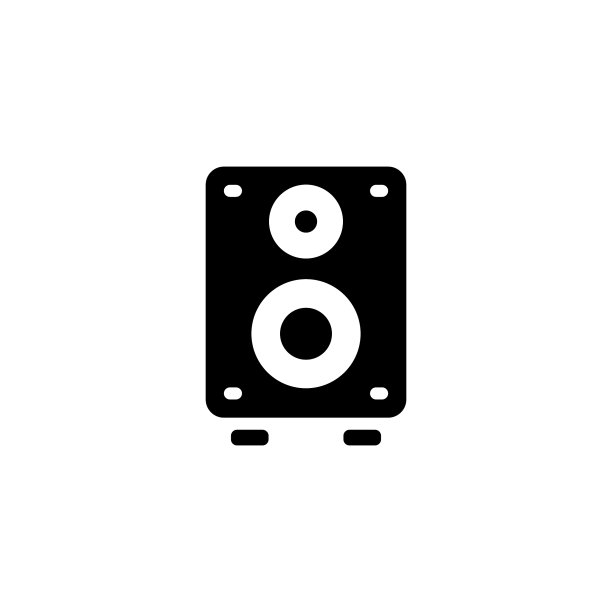矢量音响扬声器图标标志图片下载