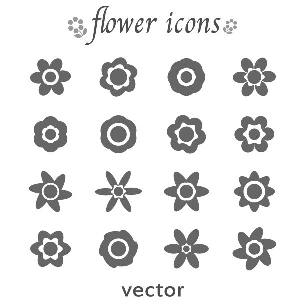 花朵图标设置图片下载