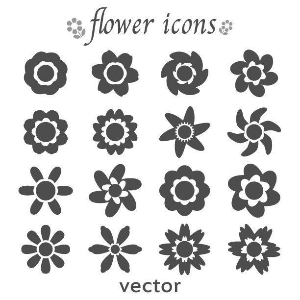 花朵图标设置图片下载