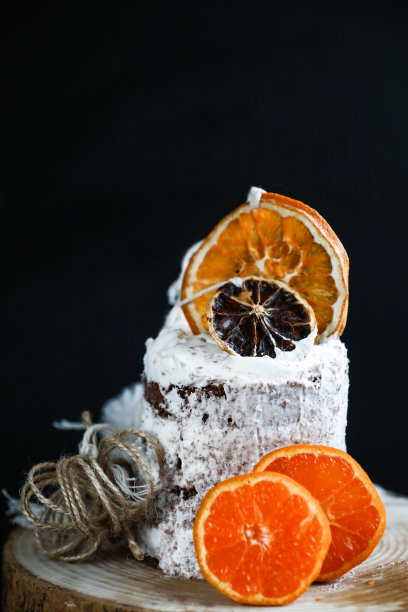 社交媒体美食趋势，圣诞庆祝蛋糕图片下载