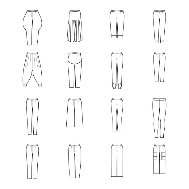 女式长裤图片下载