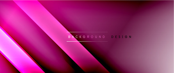 明亮的渐变霓虹线抽象背景图片下载