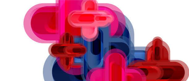 现代玻璃十字形抽象图片下载