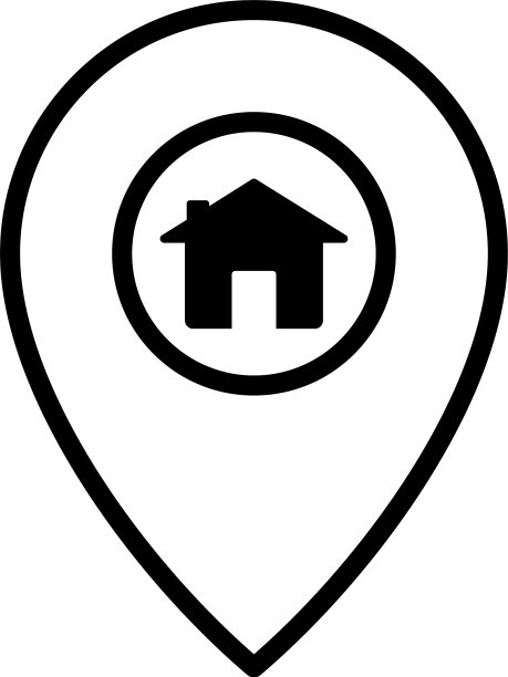 引脚定位-定位器图标设计模板图片下载