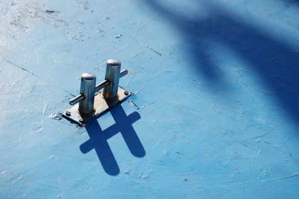 标签阴影在蓝色的背景图片下载