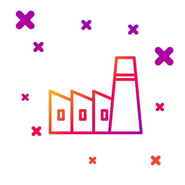 彩线油气工业厂房图片下载