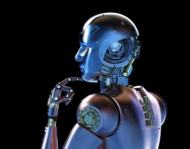 金属机械人或机器人图片下载