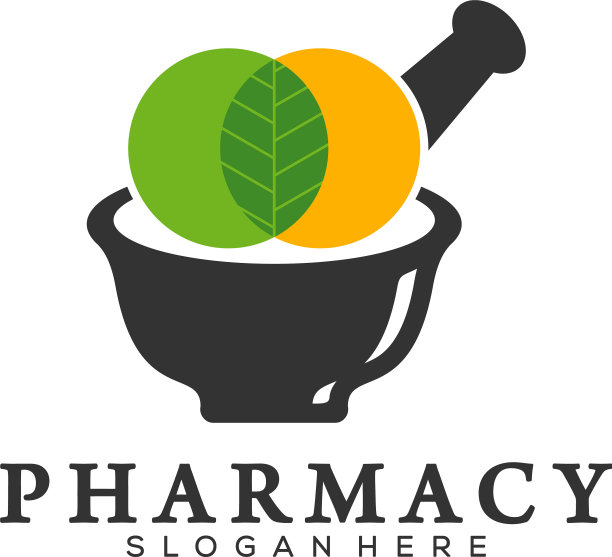 创意药房概念标识设计模板图片下载