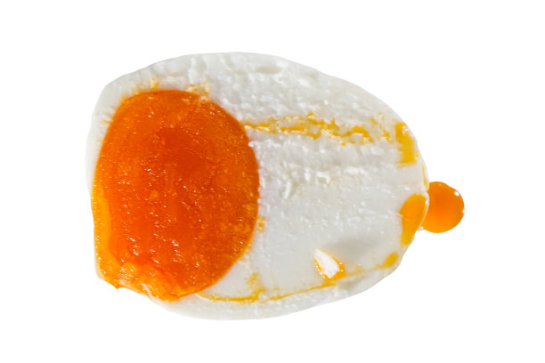 咸蛋，切成两半，看蛋黄图片下载