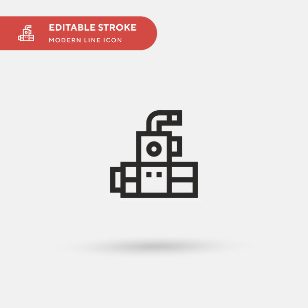 冷水机简单图标符号图片下载