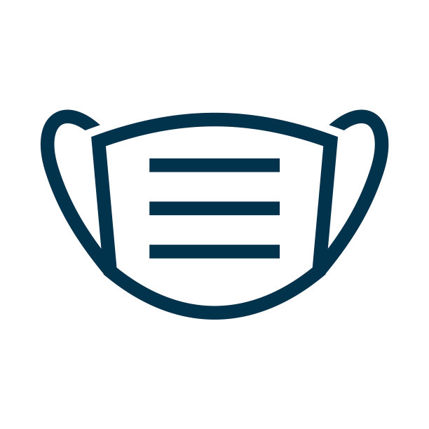 口罩图标简单，来自冠状病毒图片下载