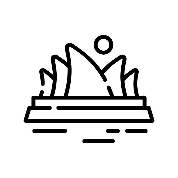 旅游大纲图标集图片下载