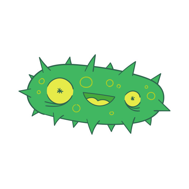 病毒表情、COVID-19表情、细菌表情、卡通人物图片下载