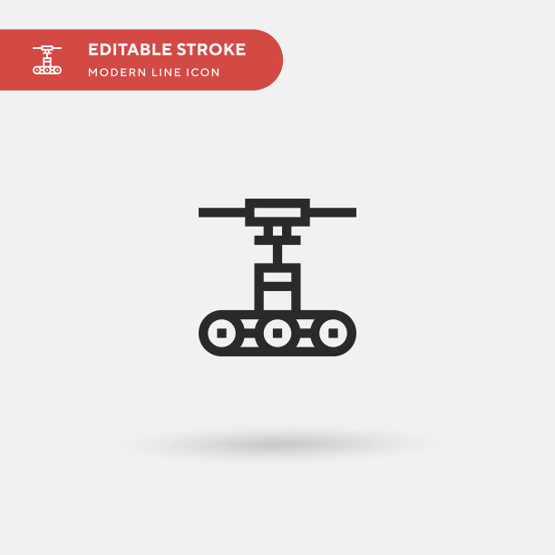 输送机简单图标符号图片下载