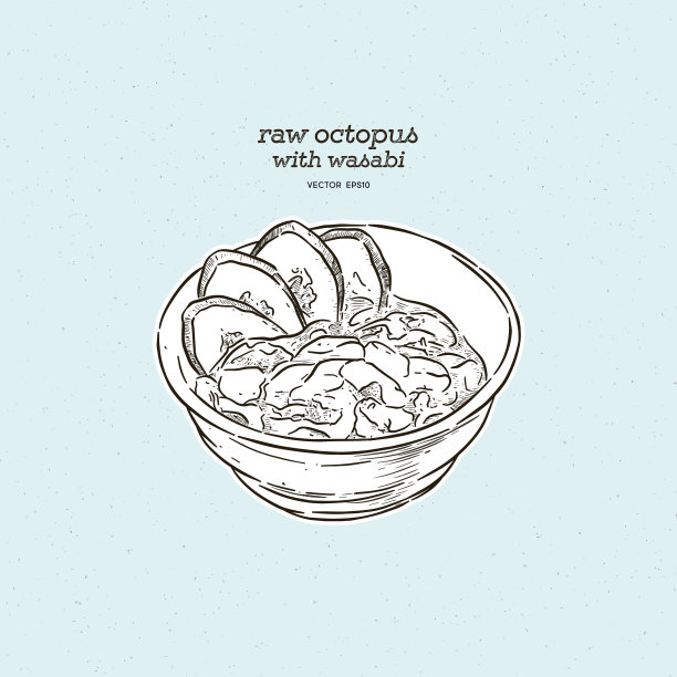 芥末-生章鱼味道很重图片下载