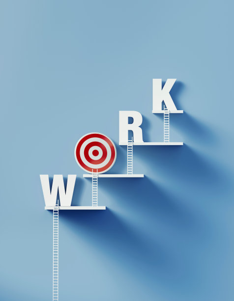 《白梯子斜靠在靶心上》(White ladder lean over A Bull's Eye Target)和《在蓝墙上写作品》(Writes Work on Blue Wall)图片下载