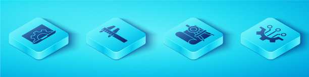 设置等距笔记本电脑和齿轮卡尺或卡尺图片下载