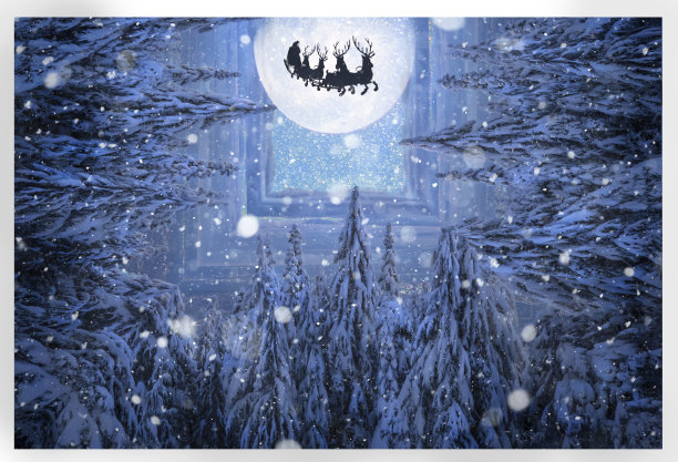 圣诞老人要进城了图片下载