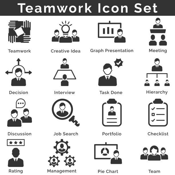 团队图标设置(灰色版本)图片下载