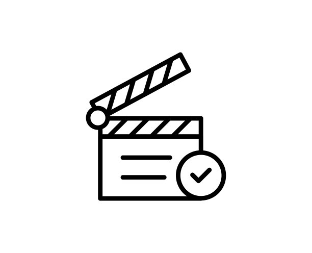 场记板线性图标图片下载