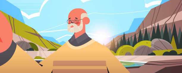 快乐的老人在用智能手机自拍爷爷在自拍图片下载