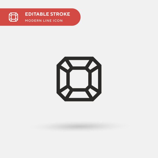 宝石简单的图标象征图片下载