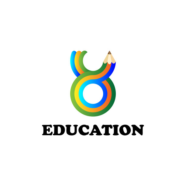 现代智慧教育标志理念图片下载