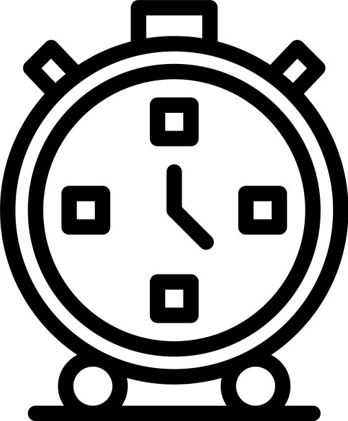 健身秒表图标轮廓风格图片下载
