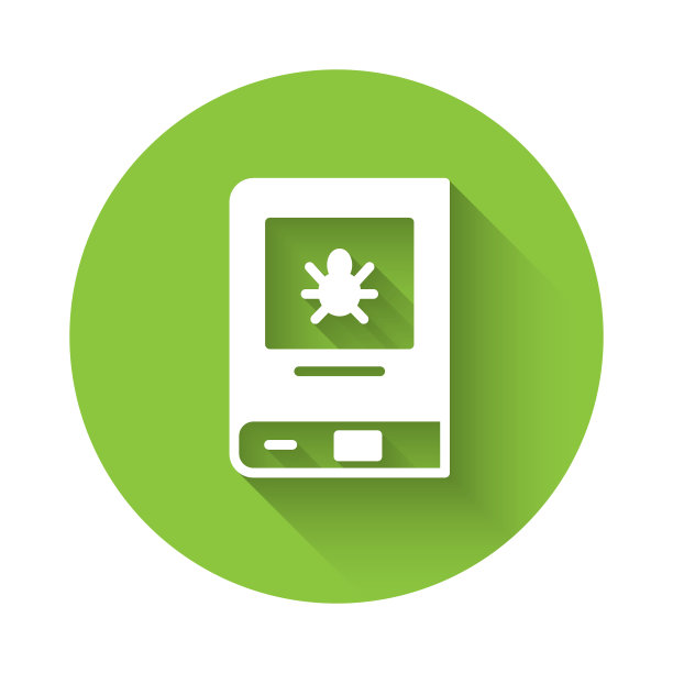 关于昆虫的白书图标孤立与长图片下载