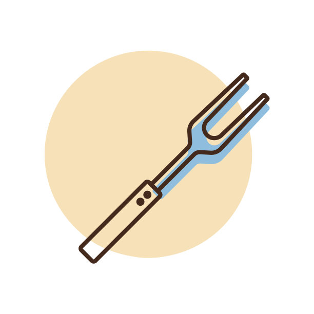 烧烤叉图标厨房用具图片下载