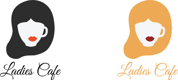 女士们咖啡馆的标志图片下载