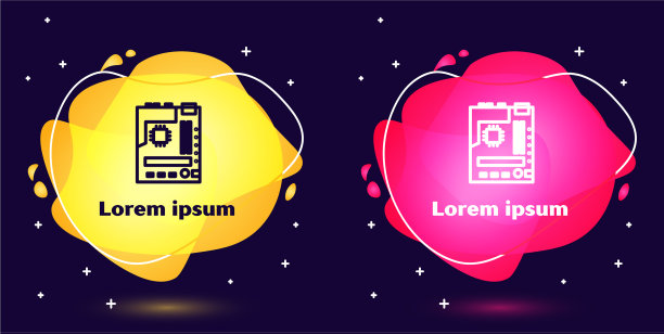 设电子计算机元件线图片下载