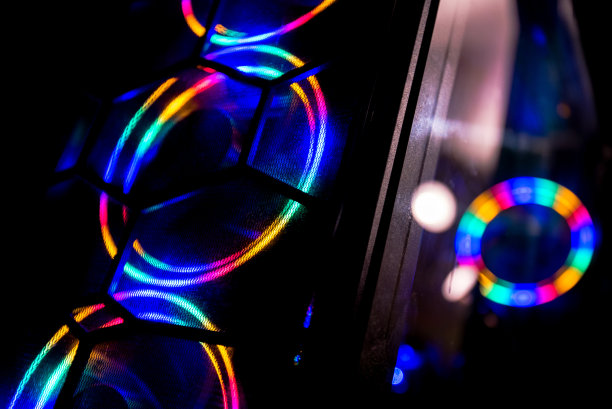 电脑冷却风扇RGB Led灯图片下载