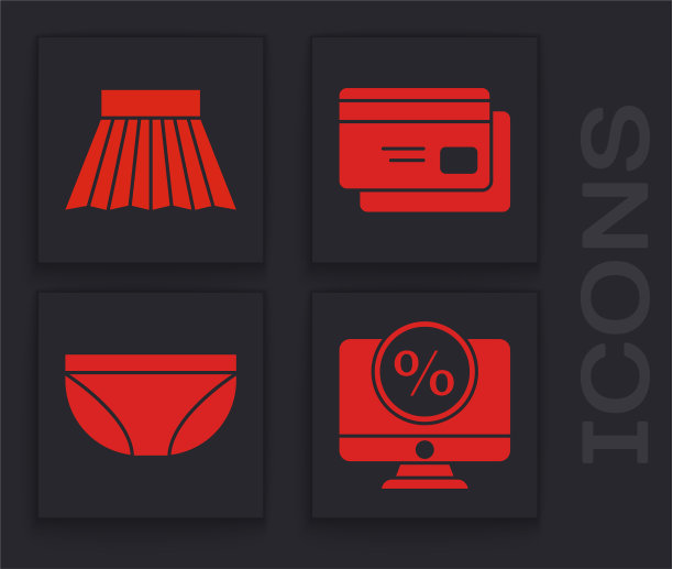 设置折扣和监控裙子信用图片下载