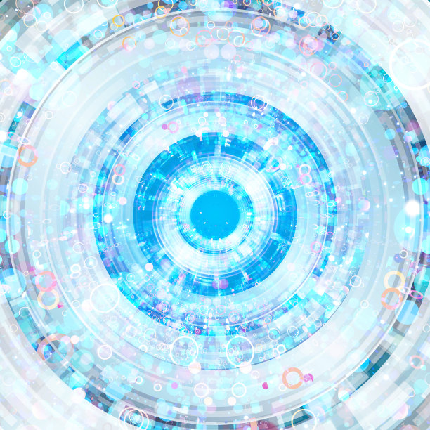 技术概念，闪亮的灯光爆炸，抽象的未来背景图片下载