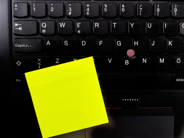 笔记本电脑上的便利贴图片下载