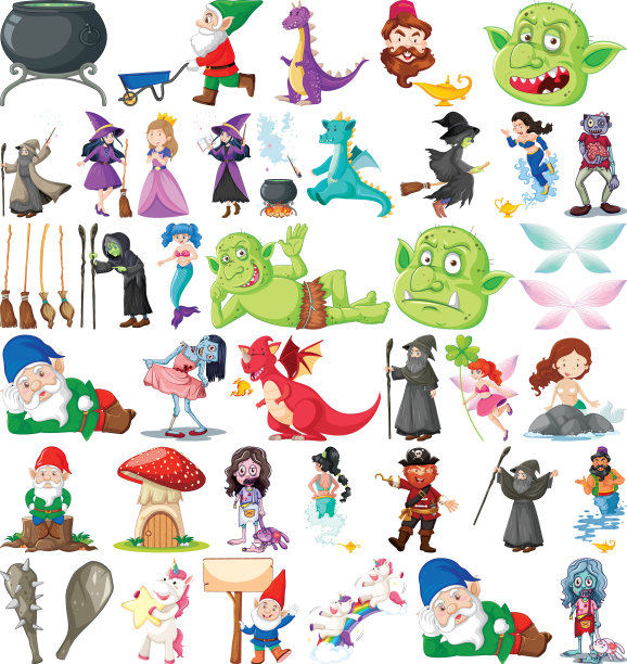 设定幻想卡通人物和幻想图片下载