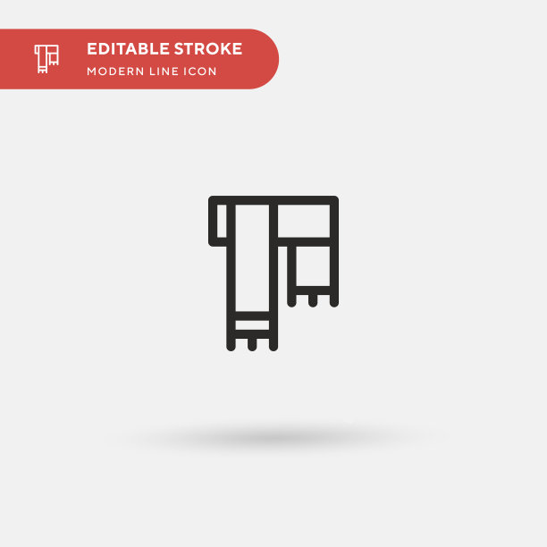围巾简单图标符号图片下载