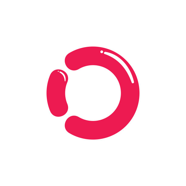 字母可爱发光甜甜的标志图片下载