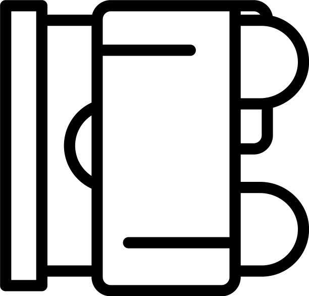 加热浴室散热器图标轮廓风格图片下载